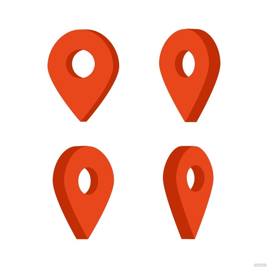 Free Location 3D Vector