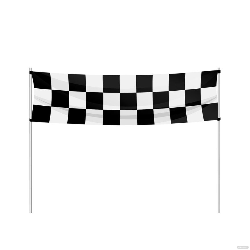 Racing Start Flag Vector
