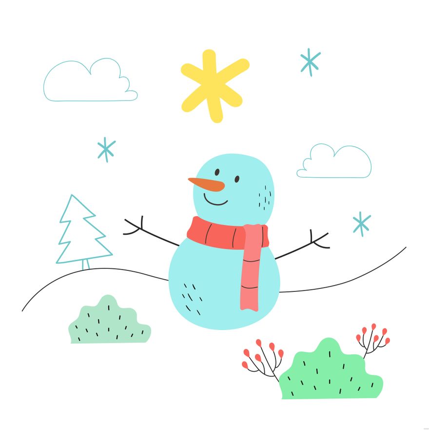 Free Winter Illustration in Illustrator, EPS, SVG, JPG, PNG