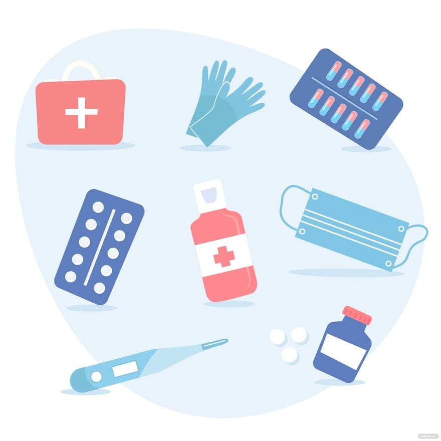 Medical Supplies Vector in Illustrator, EPS, SVG, JPG, PNG