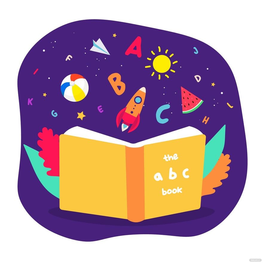 Free ABC Book Vector