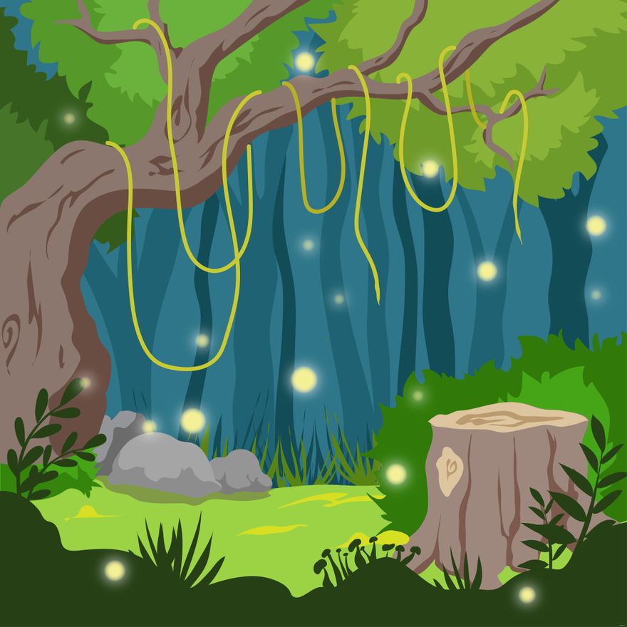 Enchanted Rainforest Illustration