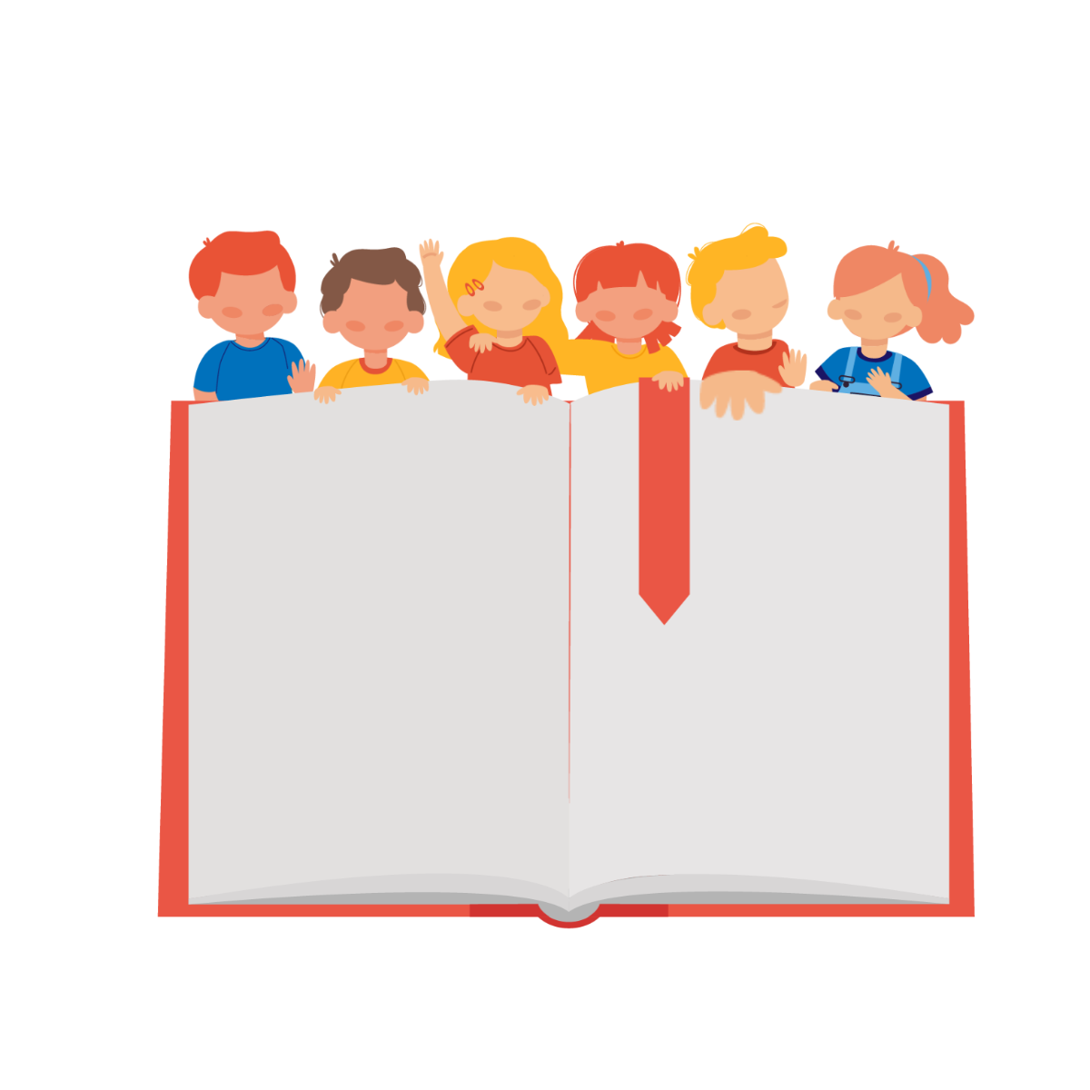 Free Kids Book Vector Template