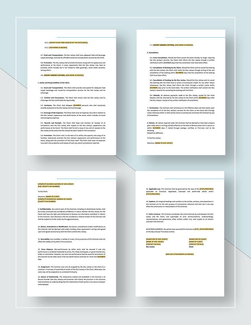 dj-contract-template-download-in-word-google-docs-apple-pages-template