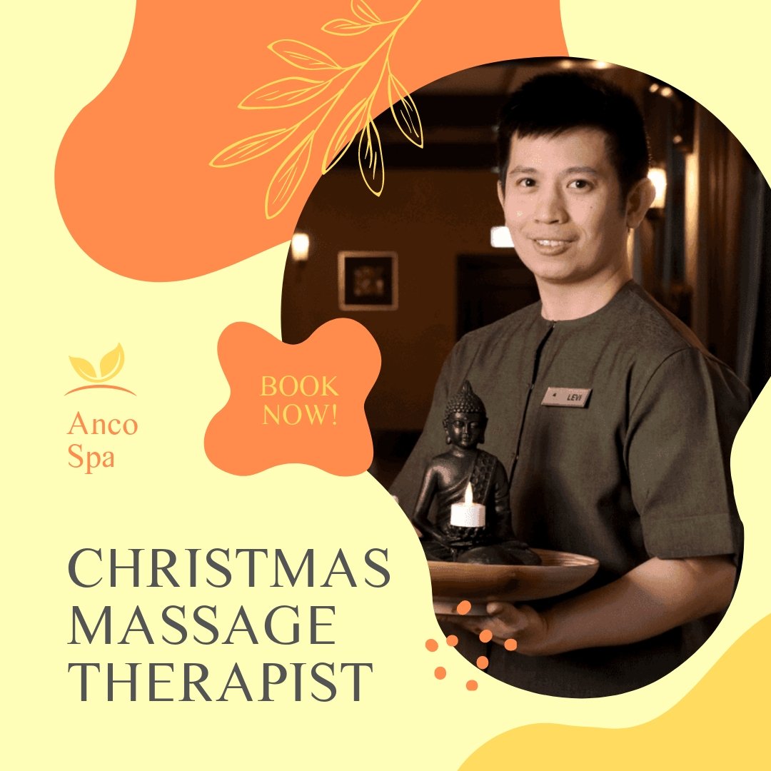 Christmas Massage Therapist Post, Facebook, Instagram