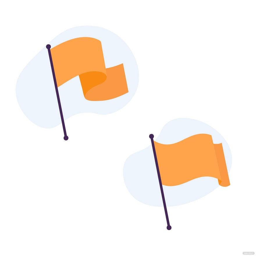 Free Simple Waving Flag Vector