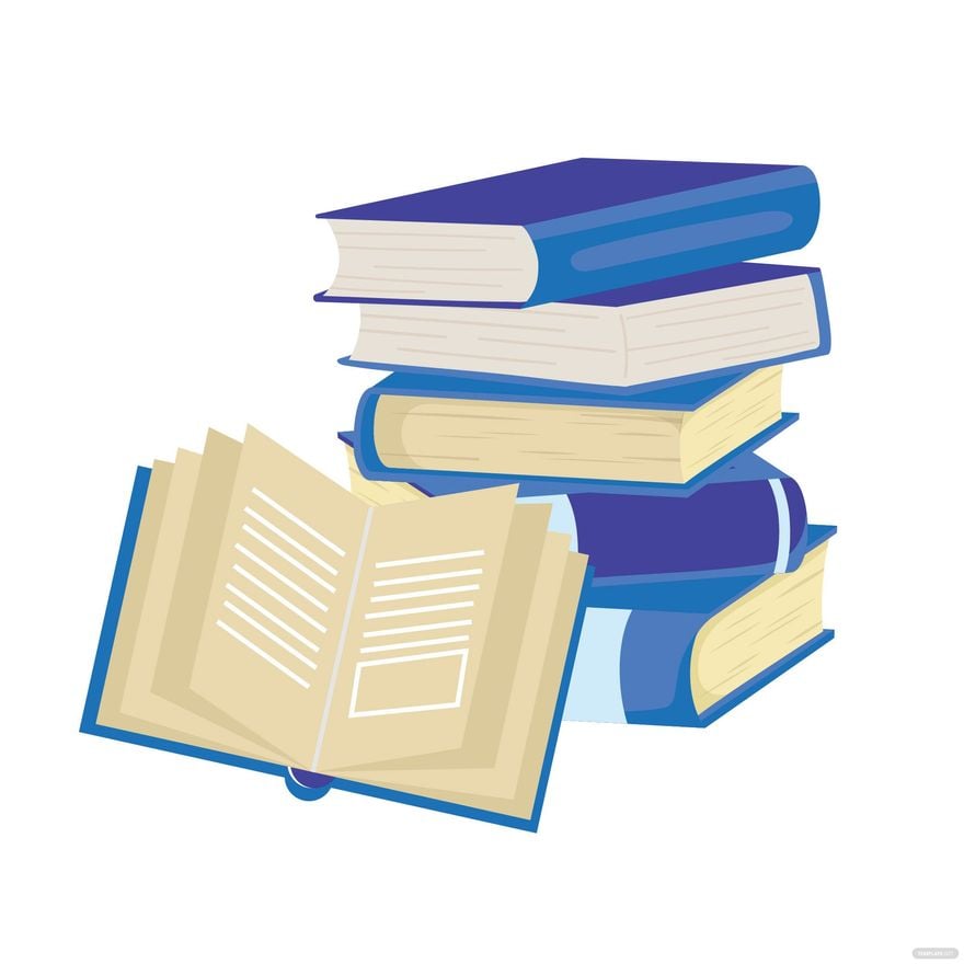 Free Blue Book Vector