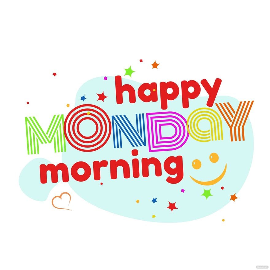 Happy Monday Morning Vector