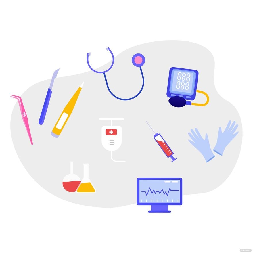 Medical Tools Vector in Illustrator, EPS, SVG, JPG, PNG