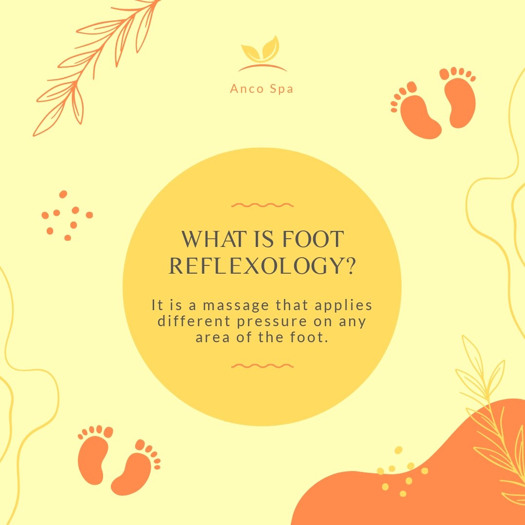 Foot Reflexology Post, Facebook, Instagram Template