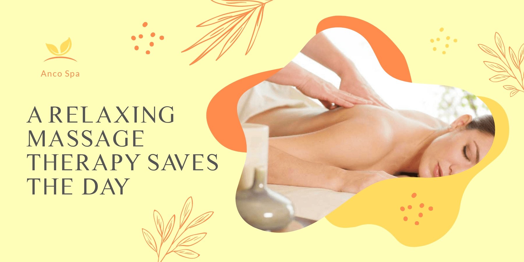 Free Massage Therapy Banner Template