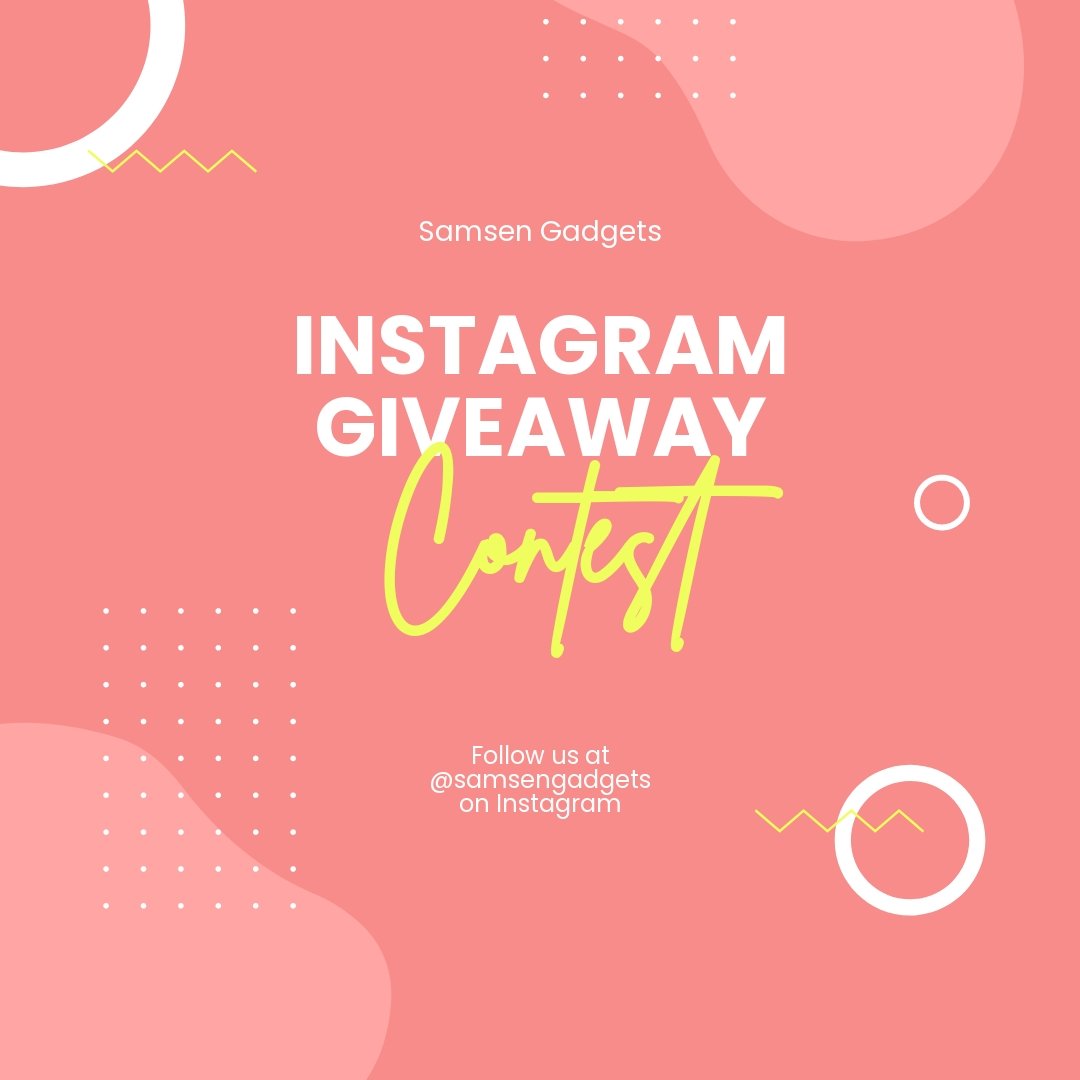Free Instagram Giveaway Contest Template  Template net