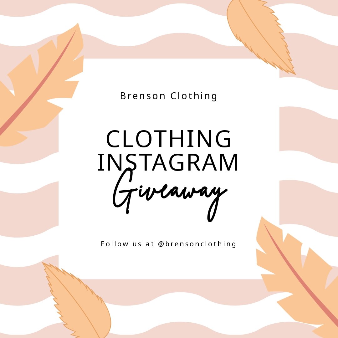 Free Clothing Giveaway Instagram Template