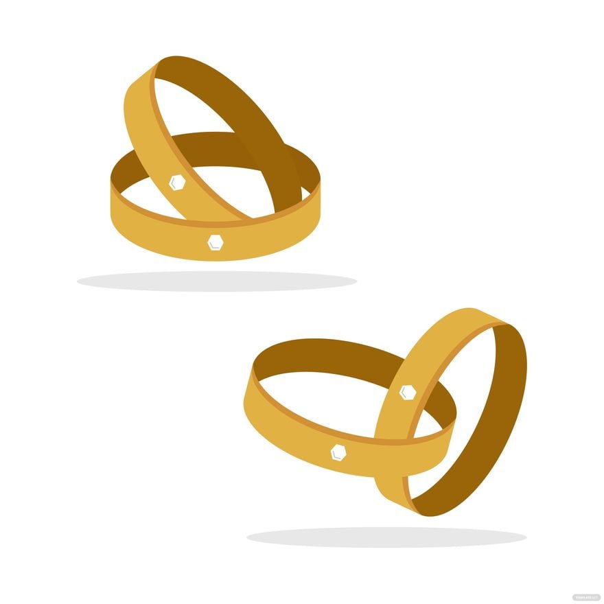 Wedding Ring Vector in Illustrator, EPS, SVG, JPG, PNG