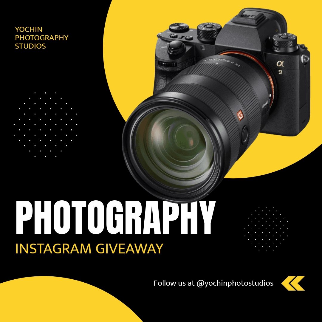 Free Photography Instagram Giveaway Template