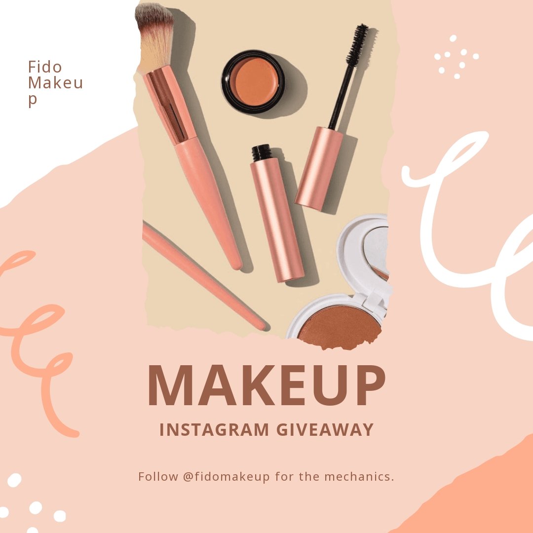 Free Makeup Giveaway Instagram Template