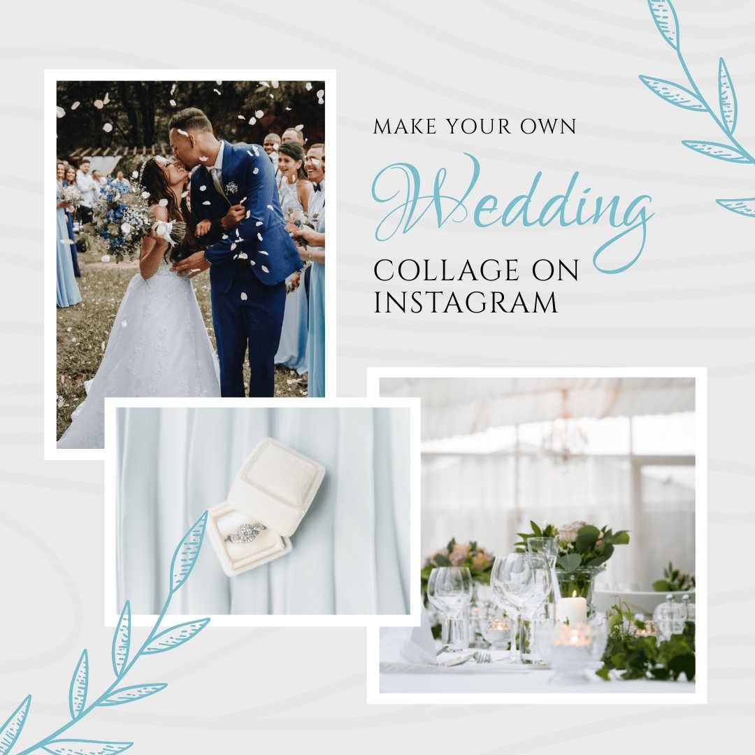 Wedding Instagram Collage Template
