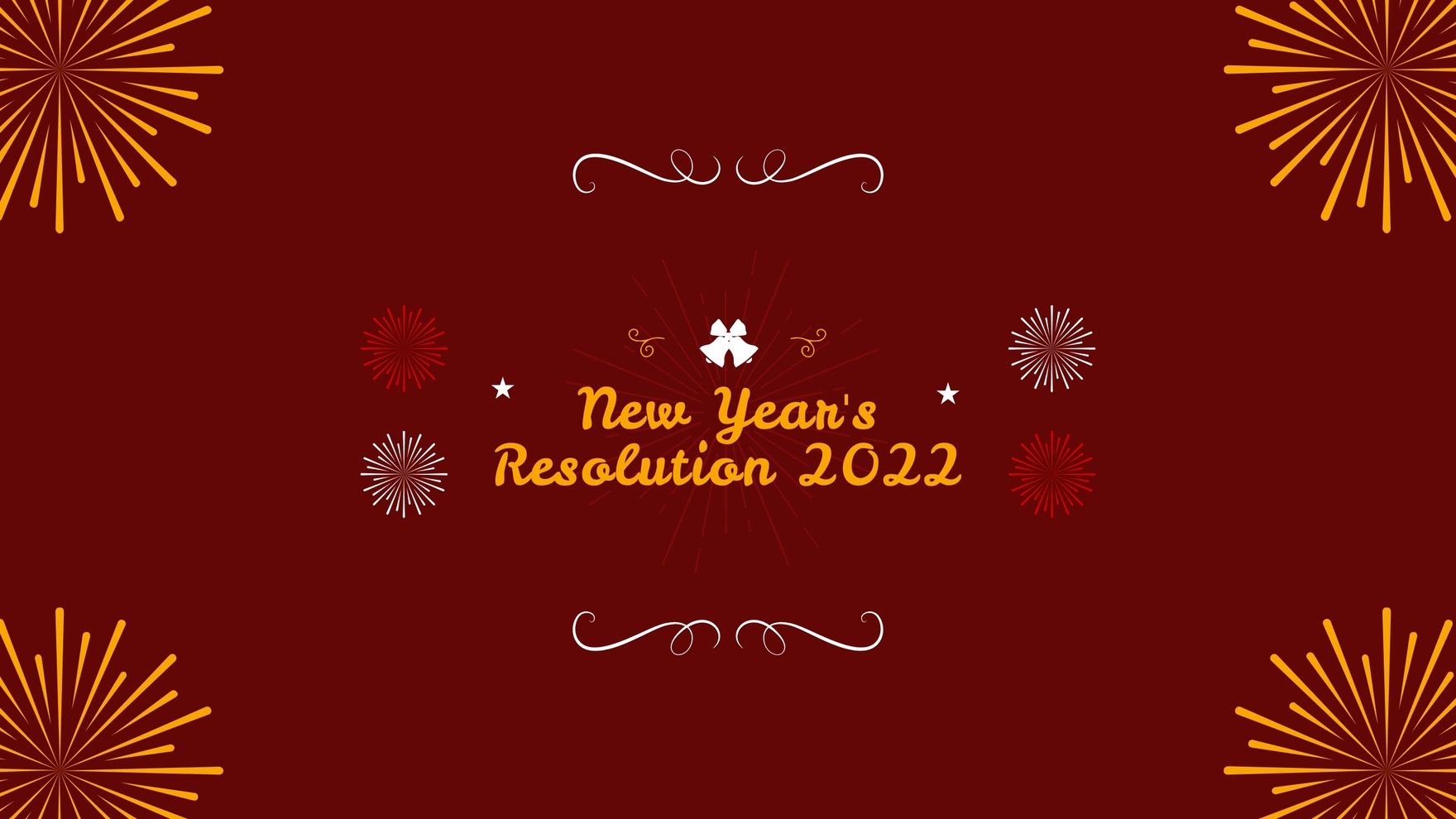 New Year Resolution Youtube Banner Template