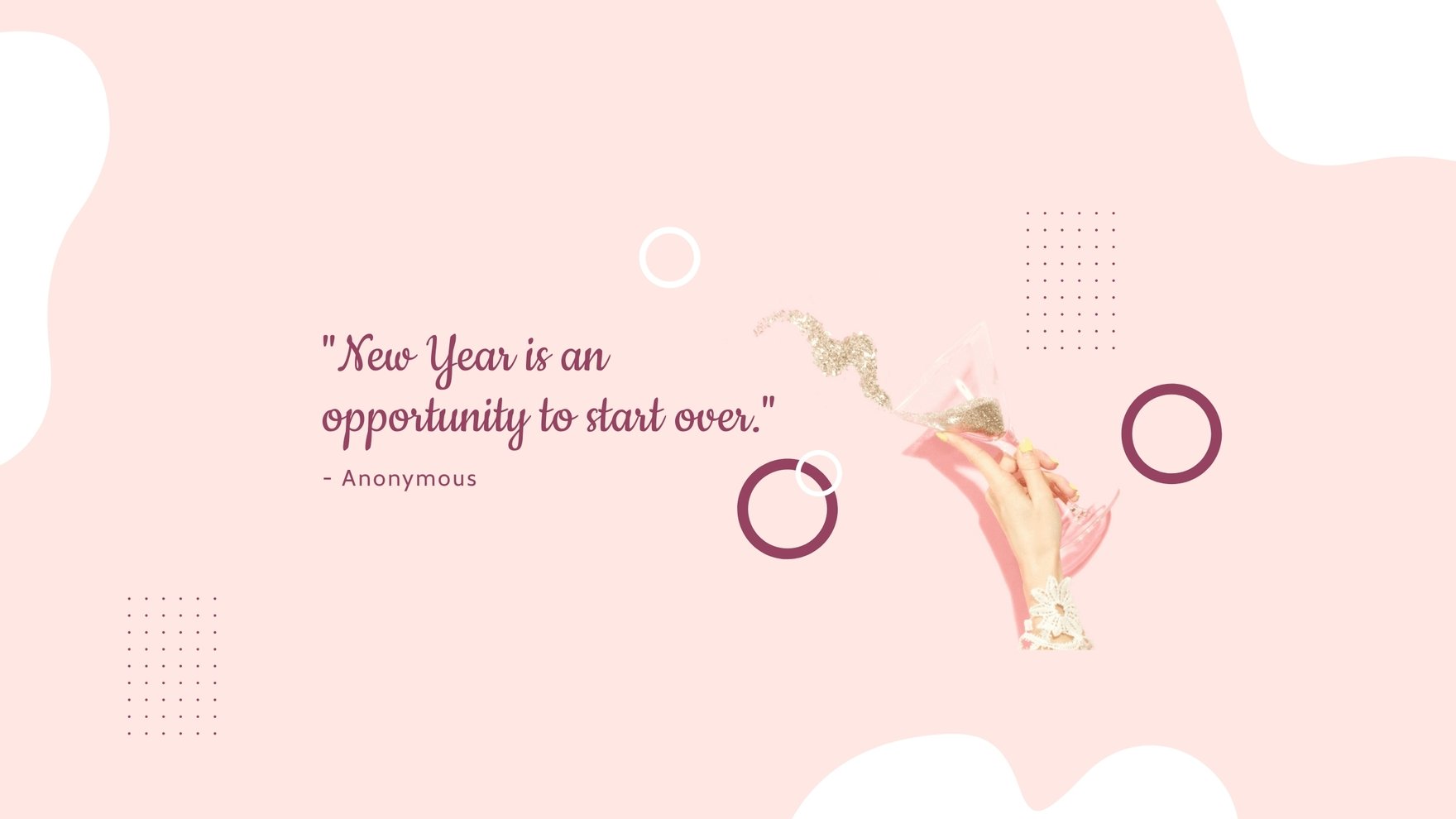 New Year Quote Youtube Banner