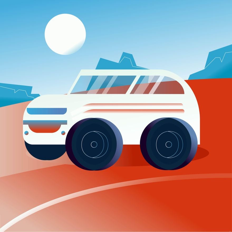 Free Automotive Illustration in Illustrator, EPS, SVG, JPG, PNG