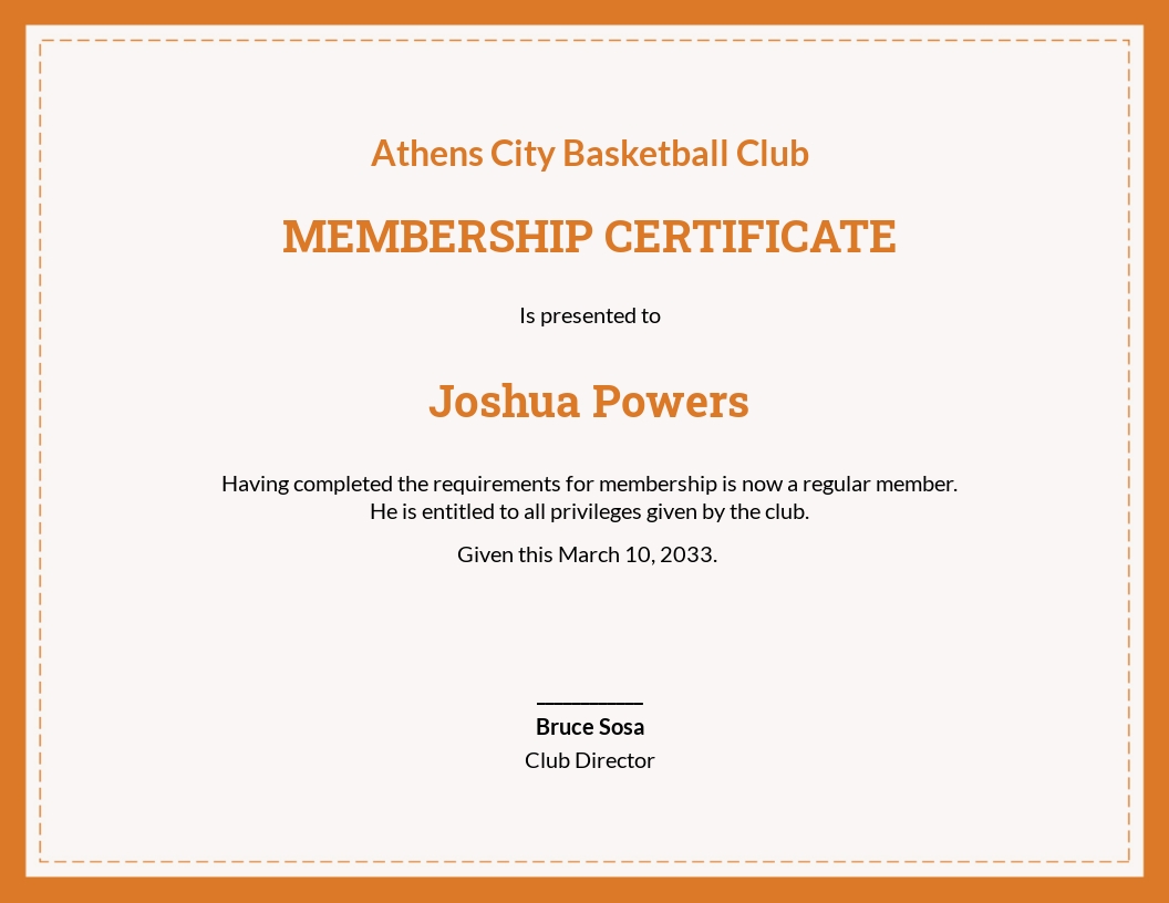 23+ FREE Membership Certificate Templates [Customize & Download