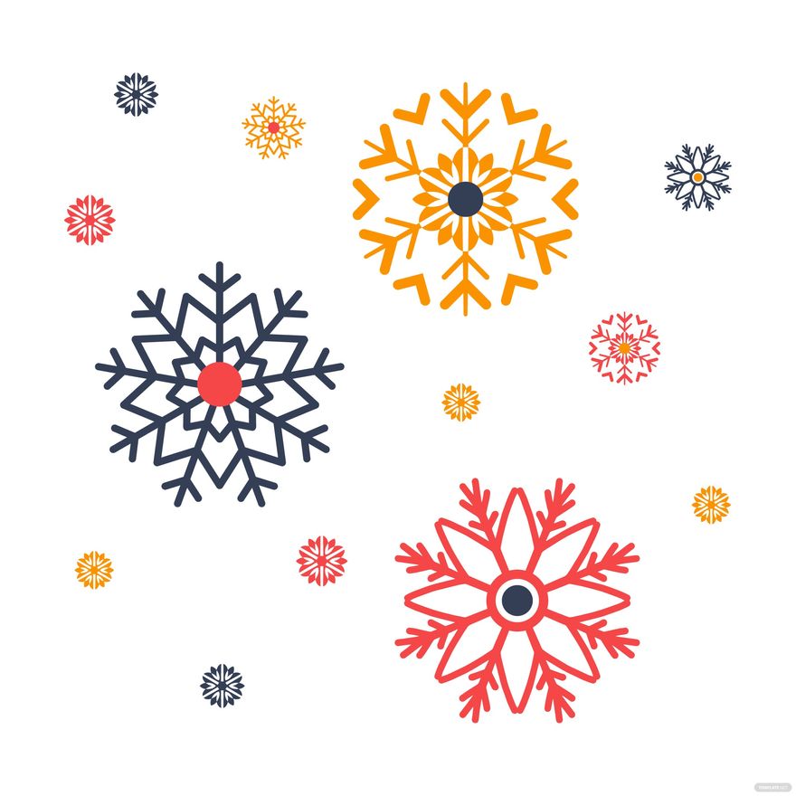 Free Floral Snowflake Vector