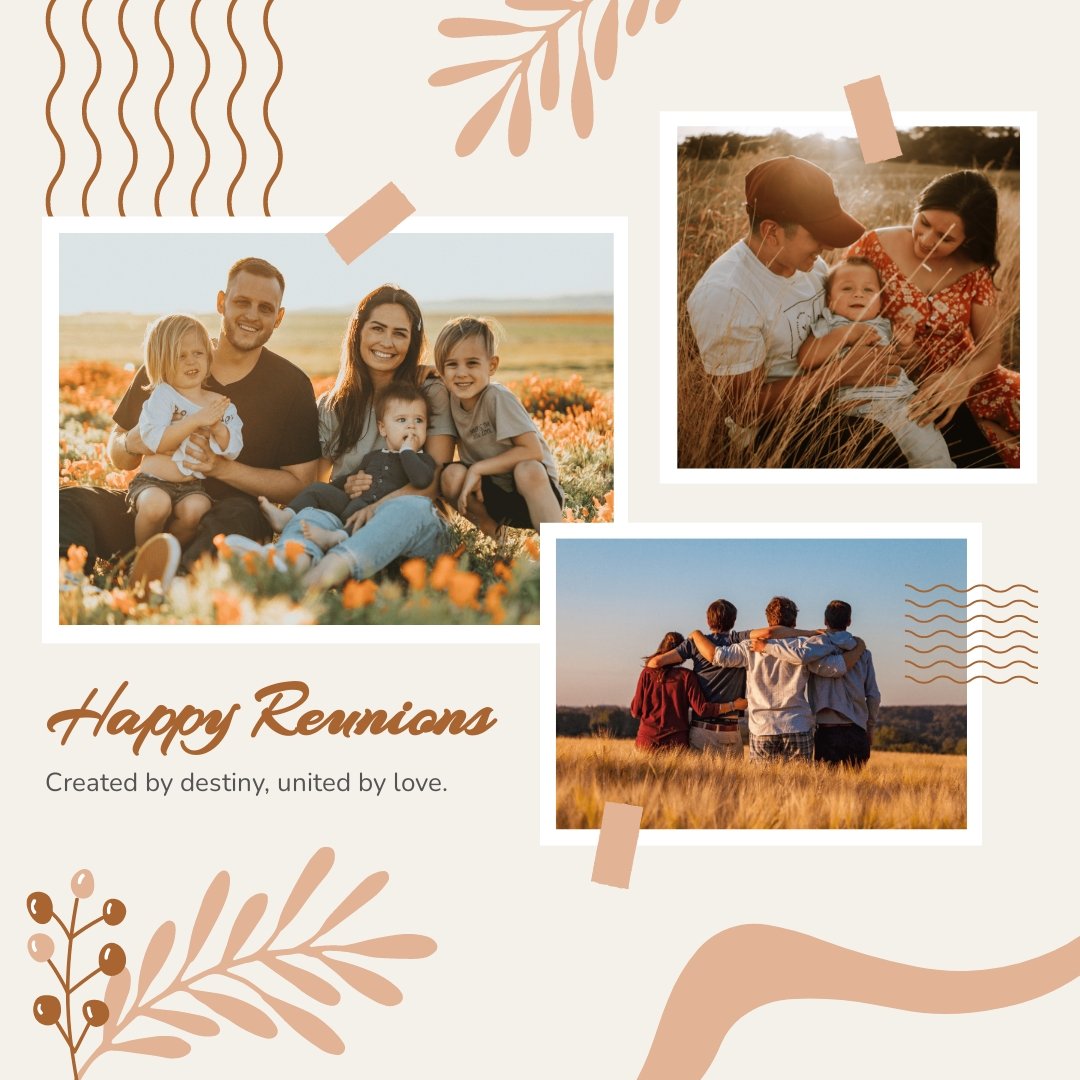 Family Instagram Collage Template