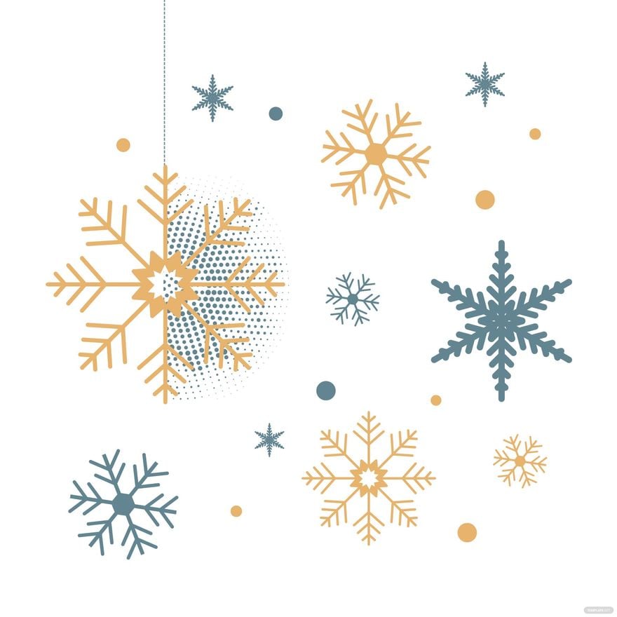 Free Beautiful Snowflakes Vector