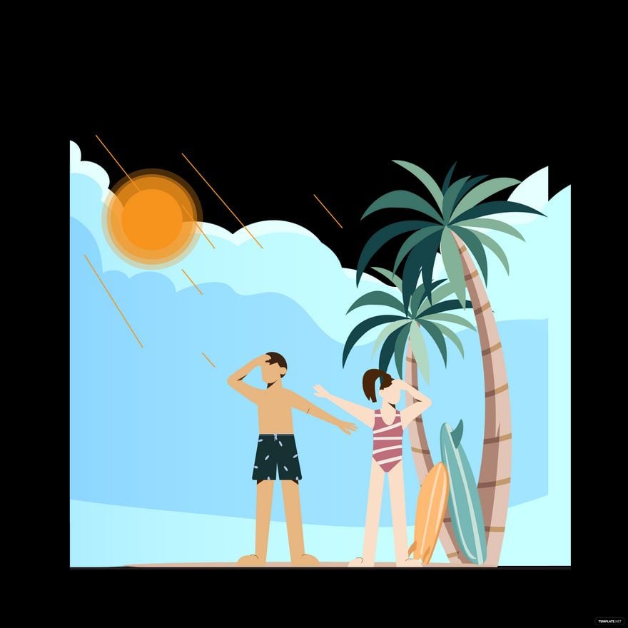 Free Summer Kids Illustration