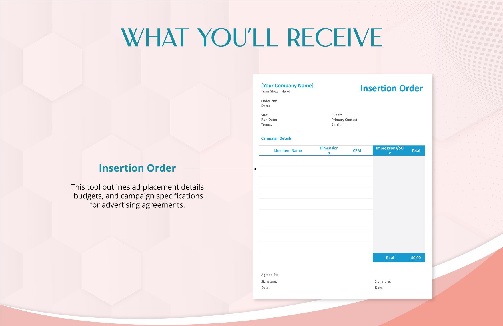 Insertion Order Template