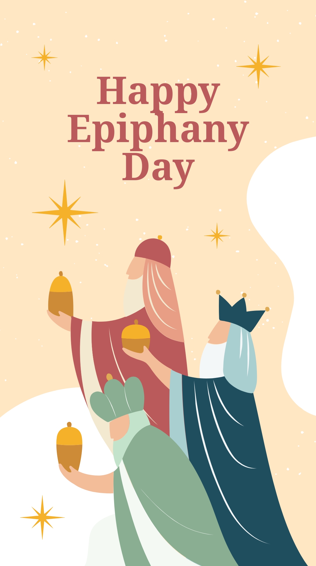 Free Happy Epiphany Day Instagram Story Template