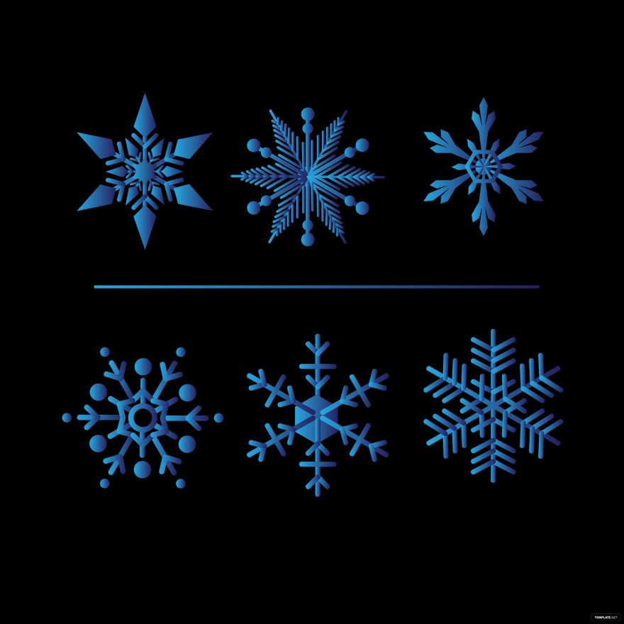 Snowflake Shape vector