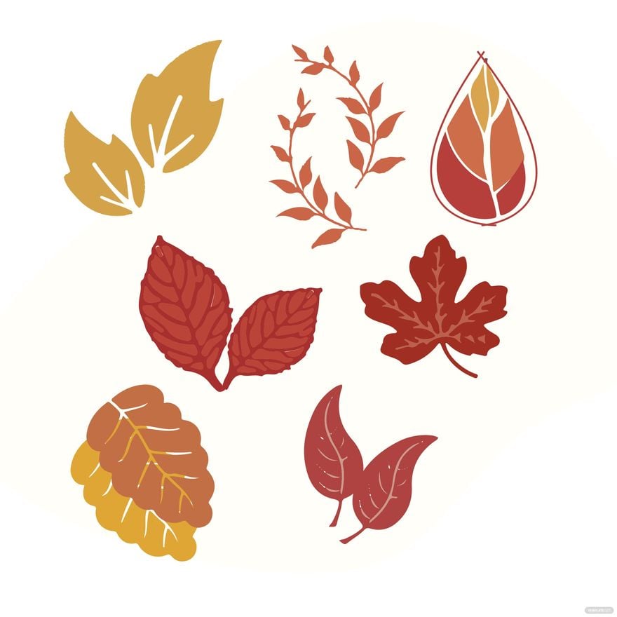 Free Winter Leaves Vector