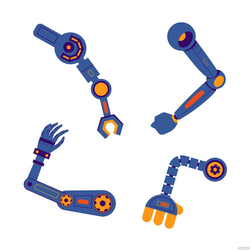 Free Industrial Robot Vector EPS, Illustrator, JPG, PNG, SVG