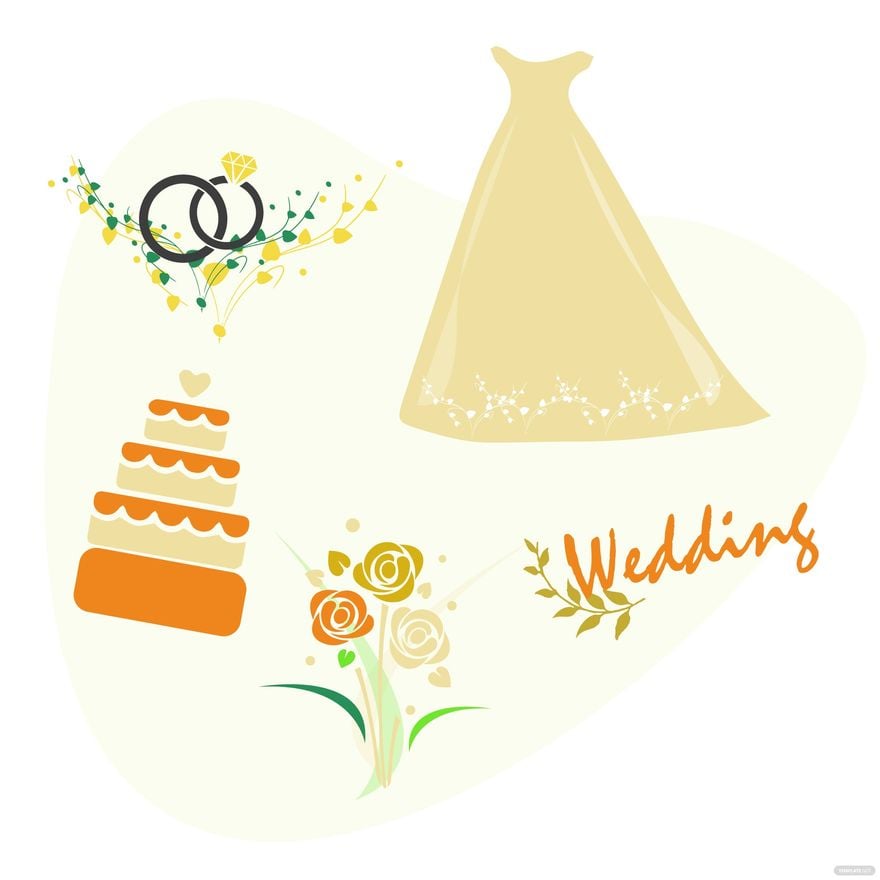 Wedding Elements Vector