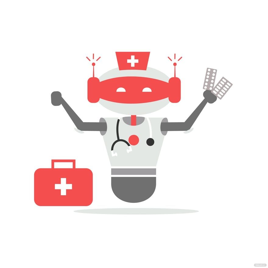 Free Medical Robot Vector