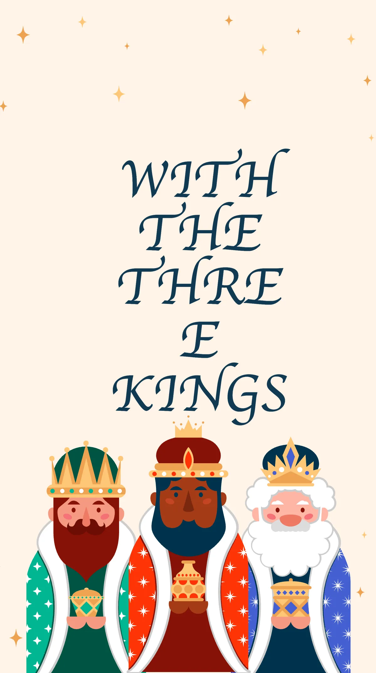 Free Epiphany Invitation Instagram Story Template to Edit Online