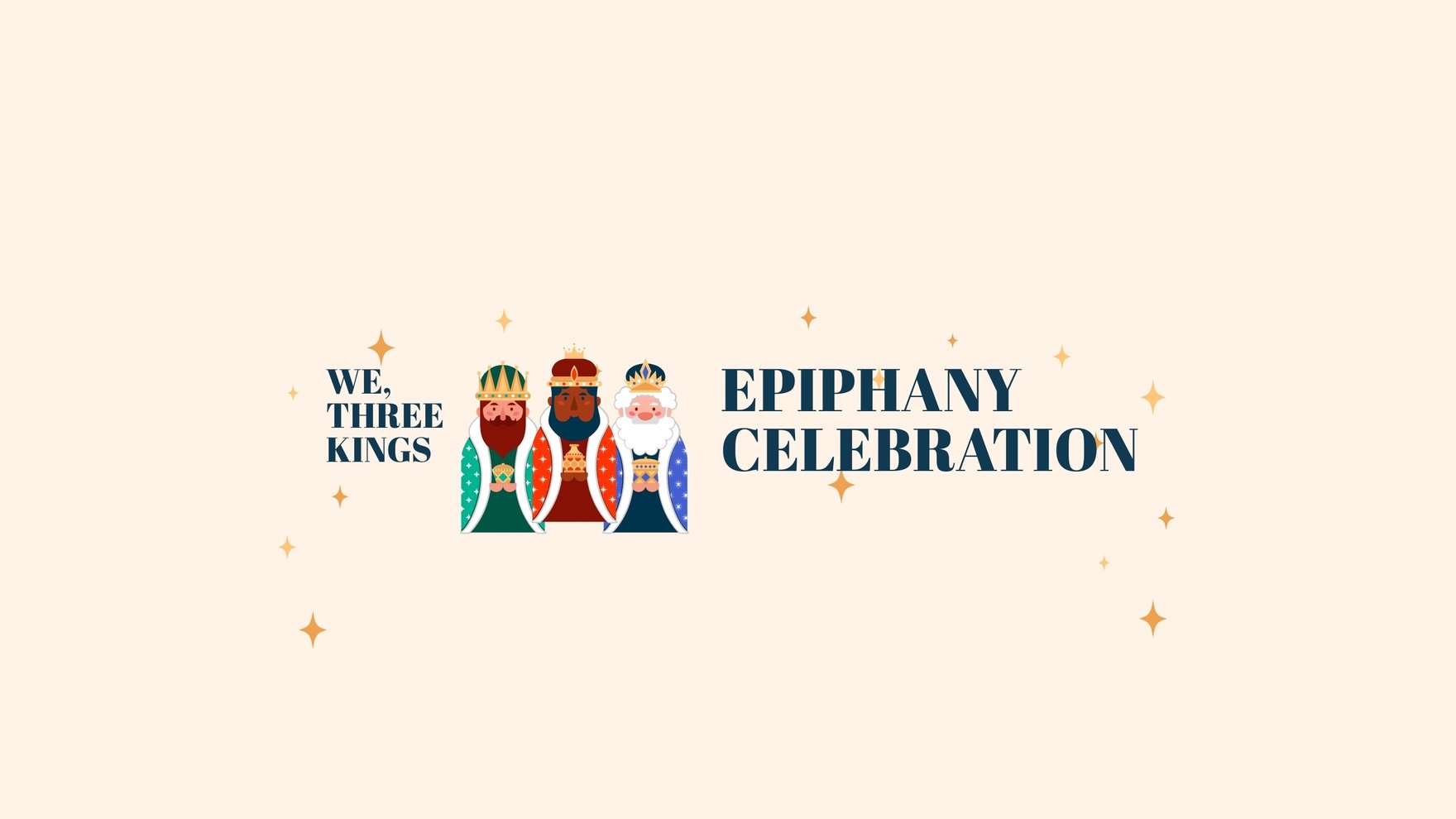 Free Epiphany Invitation Youtube Banner Template