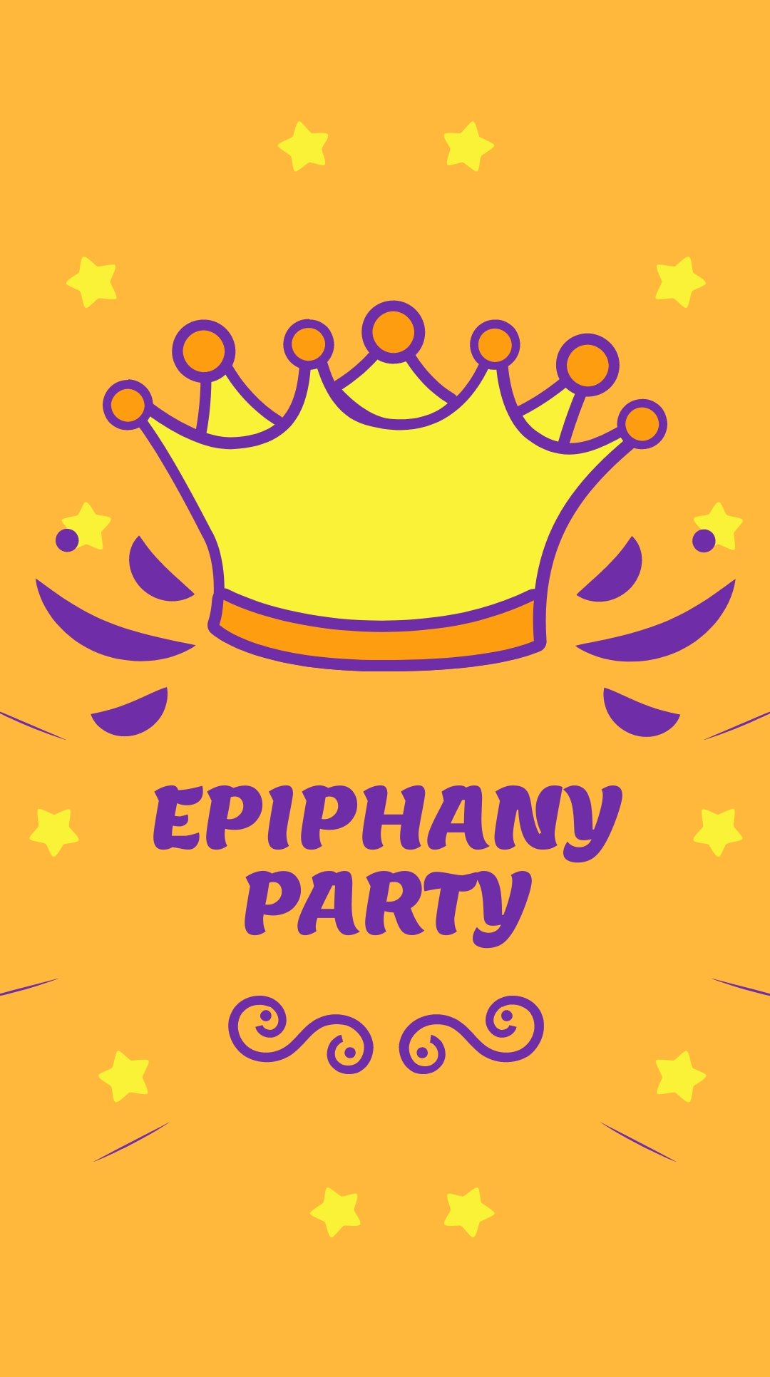Free Epiphany Party Instagram Story Template