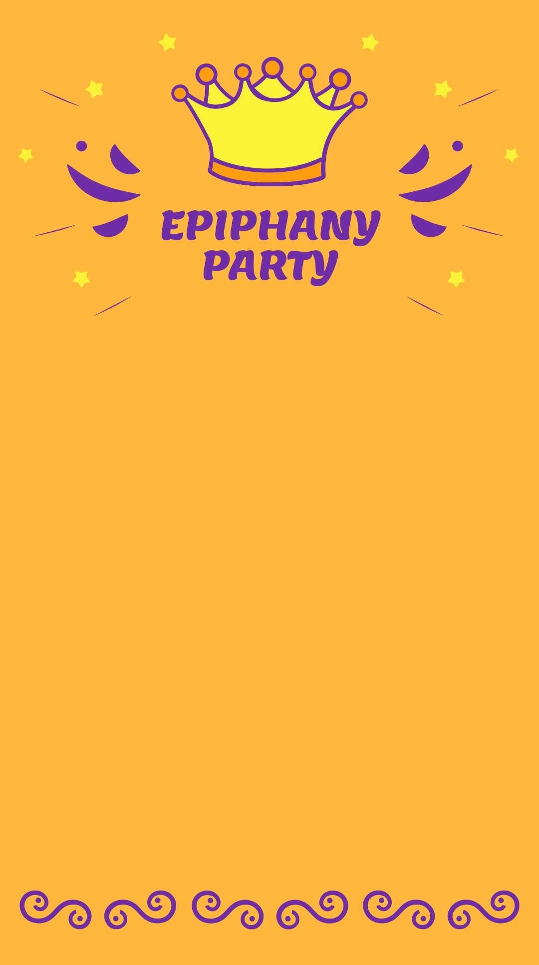 Epiphany Party Snapchat Geofilter Template