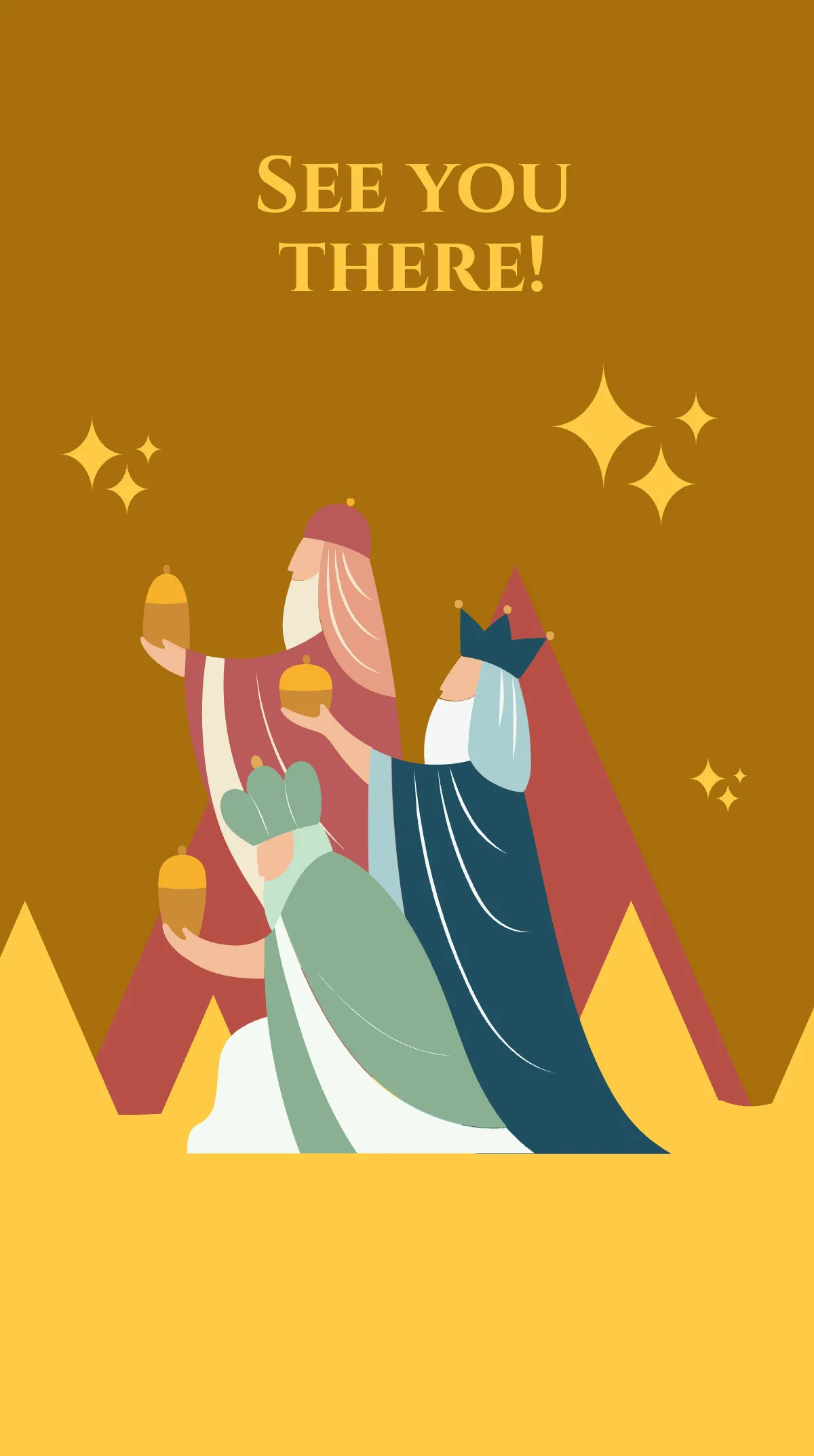 Free Three Kings Day Event Instagram Story Template to Edit Online