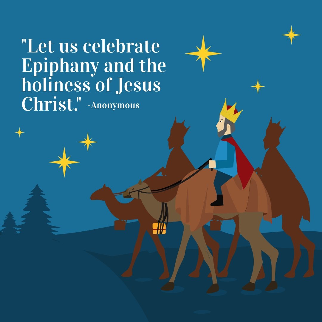 Free Epiphany Day Quote Instagram Post Template