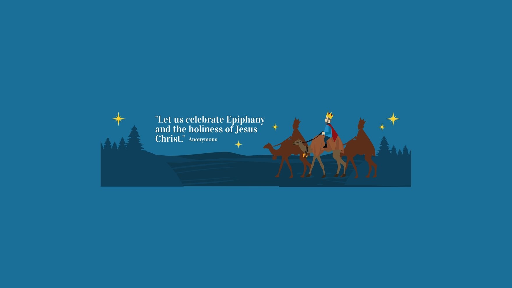 Epiphany Day Quote Youtube Banner