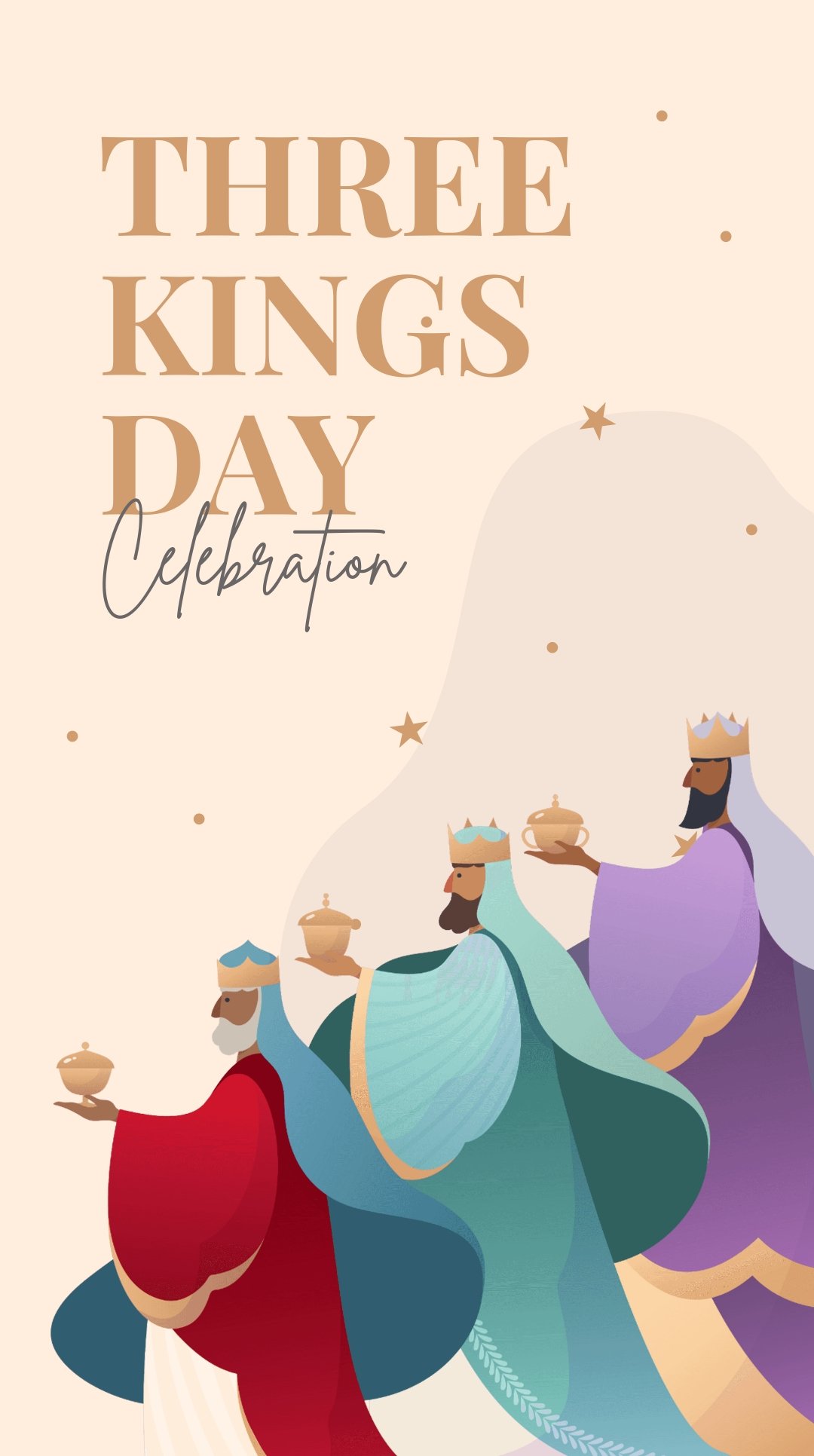Three Kings Day Celebration Instagram Story Template