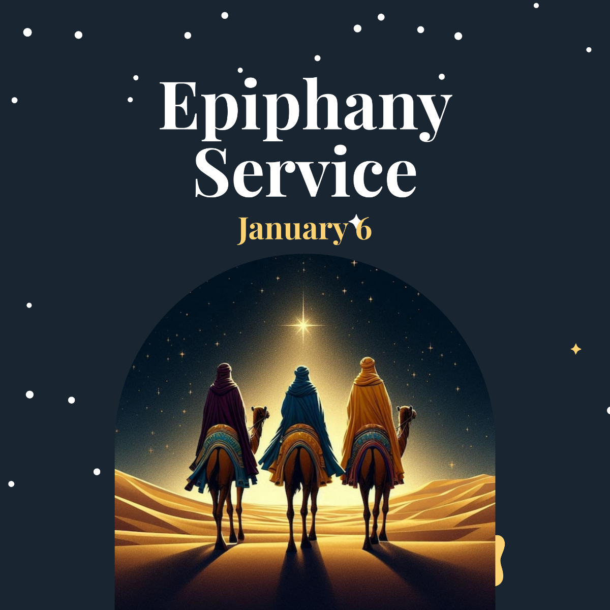 Epiphany Service Instagram Post Template