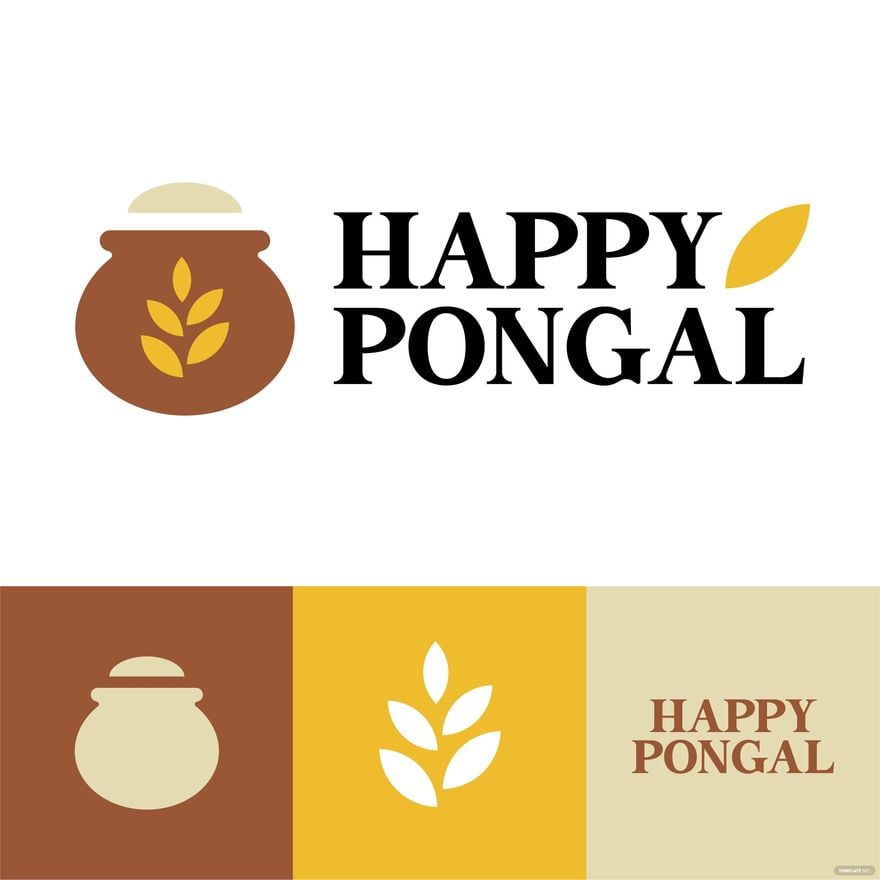 Pongal Logo Vector in Illustrator, EPS, SVG, JPG, PNG