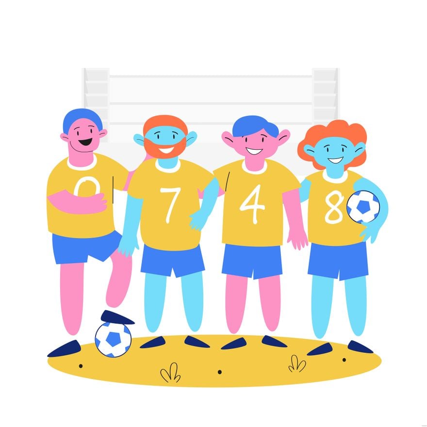 Sports Team Illustration