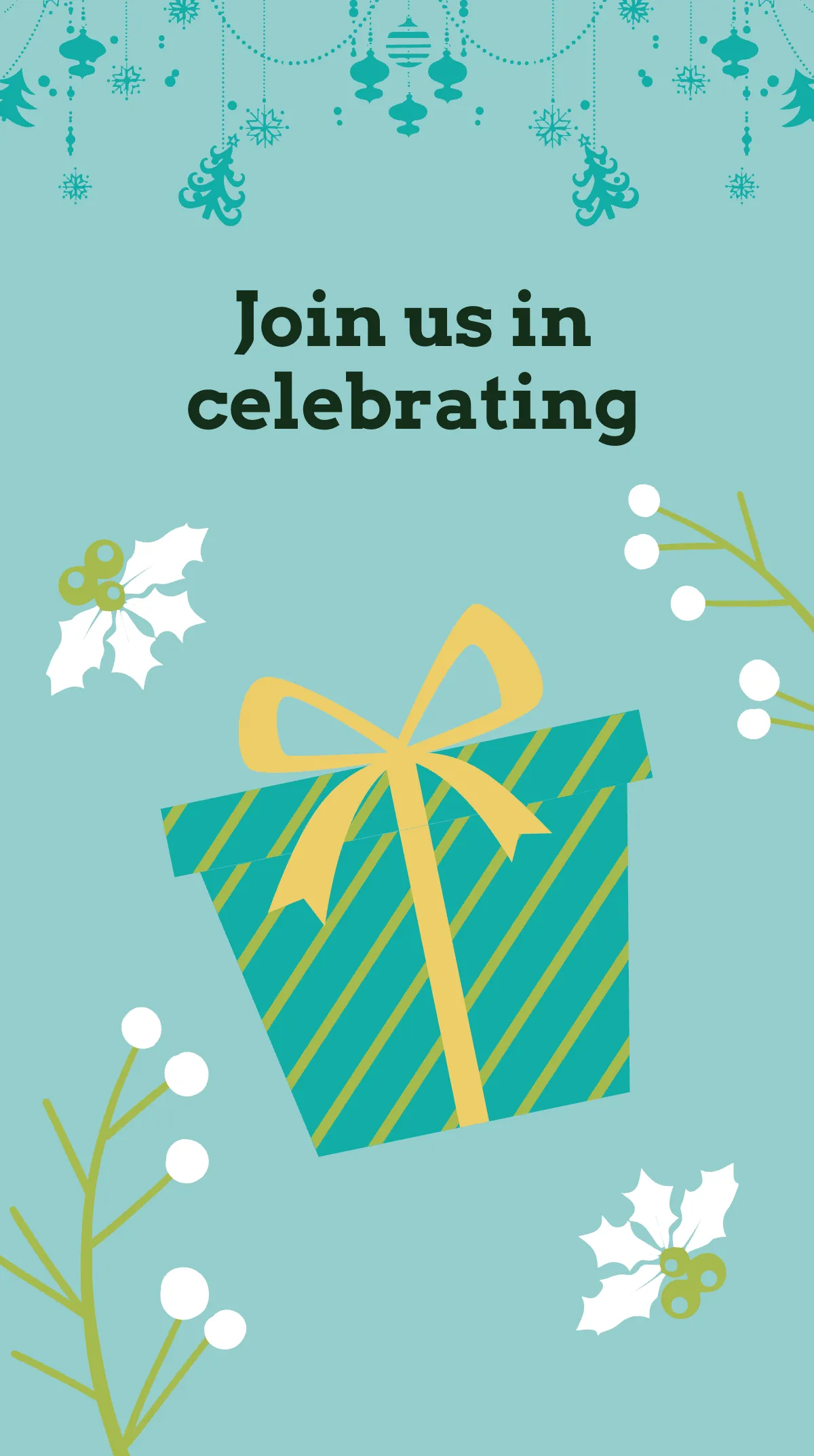 Free Happy Orthodox Christmas Instagram Story Template to Edit Online