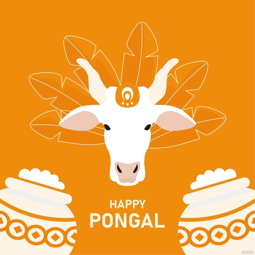 White Pongal Vector