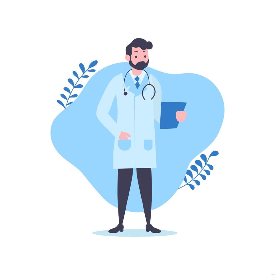Free Doctor Character Illustration